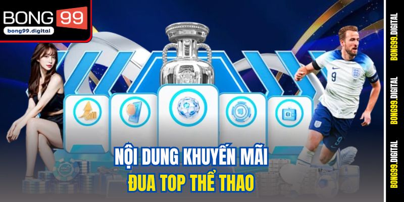 Nội dung khuyến mãi đua top thể thao