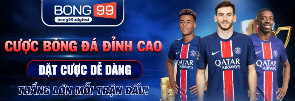 Banner Cá cược bóng đá đỉnh cao - Đặt cược dễ dàng